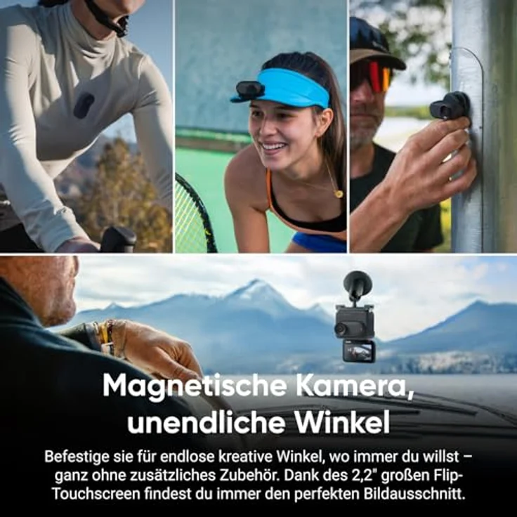 Insta360 GO 3S Black, 4K Action-Cam mit 128 GB Speicher und wasserdichtem Wassersport-Bundle – Bild 4