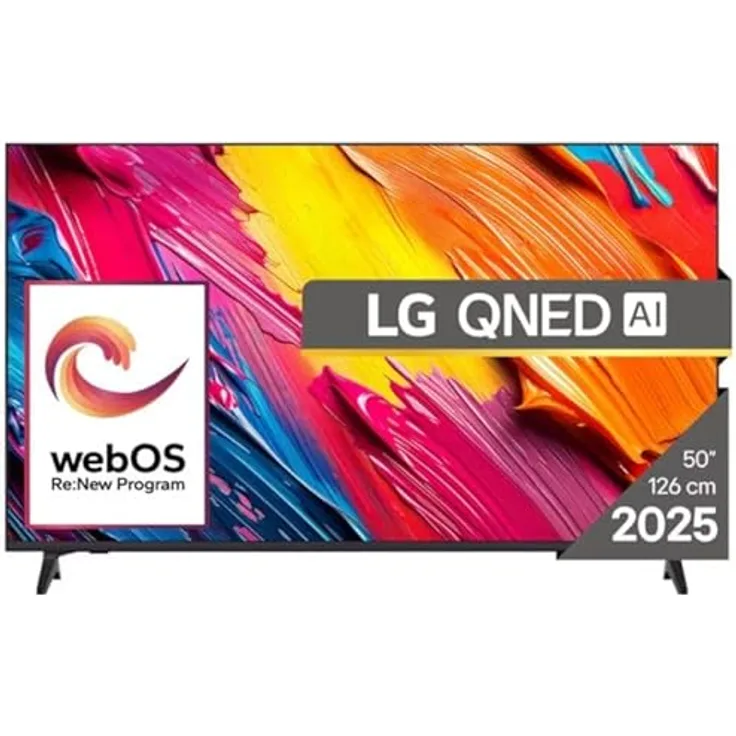 LG 50QNED70A6A, 50 Zoll QNED TV mit UHD 4K, Dynamic QNED Color, AI Bildprozessor und Smart Funktionen