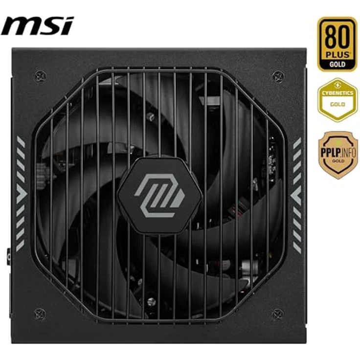 MSI Netzteil MAG A1000GLS, 1000 Watt PCIE5 Netzteil, Schwarz – Bild 3