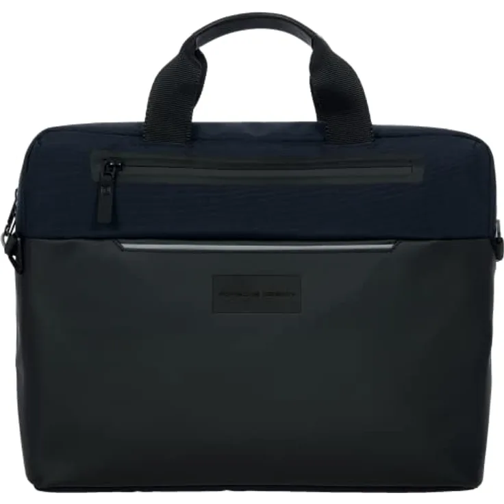 Porsche Design Urban Eco Aktentasche, 38 cm mit Laptopfach, dunkelblau aus 100% Polyester