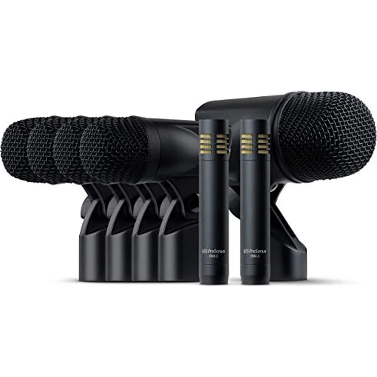 PreSonus DM-7 Drum-Mikrofon-Komplettset für Studioaufnahmen und Live-Sound-Verstärkung