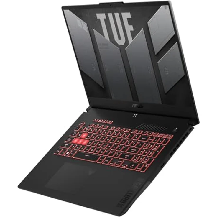 ASUS TUF Gaming A17 90NR0E35-M002Y0, Gaming Laptop mit AMD Ryzen 5 7535HS Prozessor, 16 GB RAM und GeForce RTX 4060, schwarz – Bild 5