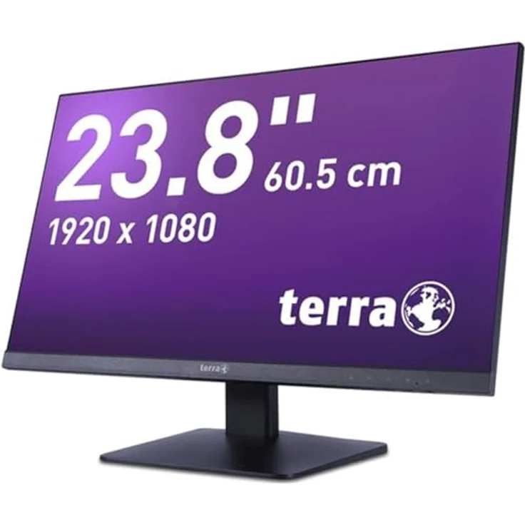 Terra LCD/LED 2448W V2, 23,8 Zoll Full-HD Monitor mit DP/HDMI, schwarz und energieeffizientem Design – Bild 5