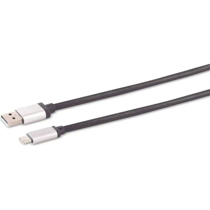 Shiverpeaks S/CONN maximum connectivity Home Cinema USB 2.0 Anschlusskabel, USB-A Stecker auf USB-C Stecker, 1,5m, blau, 480 Mbit/s, geeignet für Schnellladegeräte