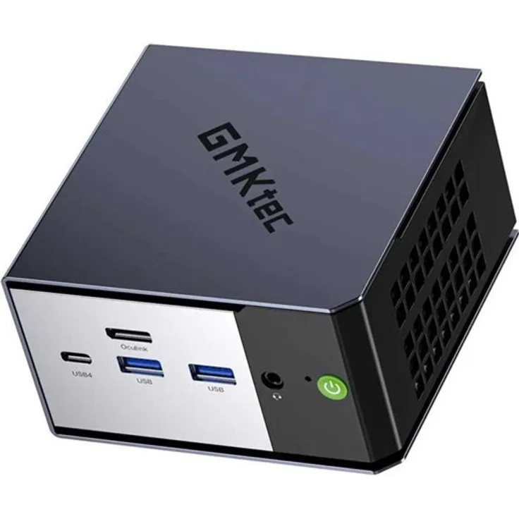 GMKtec K16 Mini-PC, AMD Ryzen 7 7735HS, 32GB LPDDR5, 1TB SSD, Windows 11 Pro, AMD Radeon 680M Grafik, Wi-Fi 6E, USB4