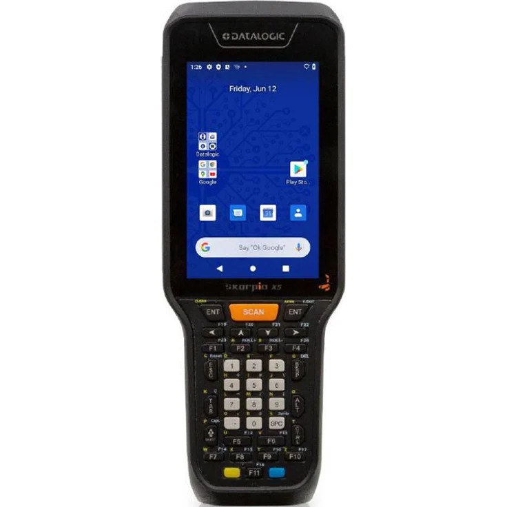 Datalogic Scanner-Tablet Skorpio X5 2D PG 28K XLR 64 GB Schwarz (2D-Barcodes), Barcode-Scanner