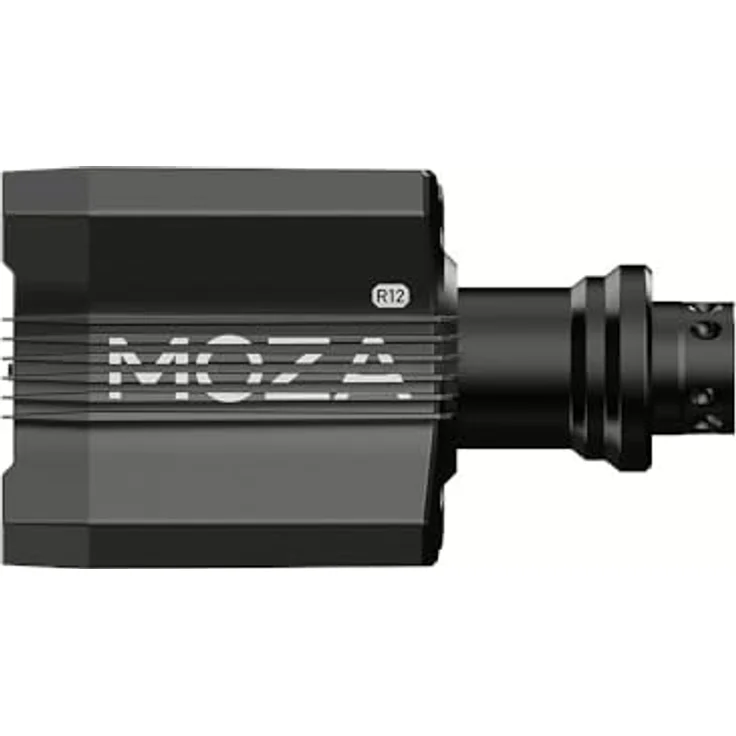 MOZA RACING R12 V2 Direct Drive Wheelbase (12 Nm), Lenkrad-Basis, Schwarz, kraftvolles Feedback, Aluminium-Konstruktion, kabellose Kommunikation – Bild 2