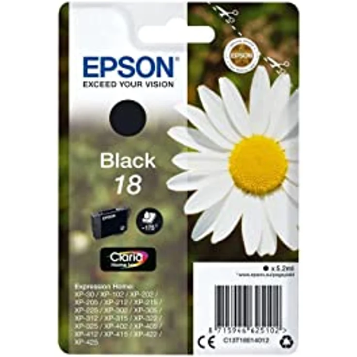 Epson C13T18014012 5.2ml 175Seiten Schwarz Tintenpatrone – Bild 2
