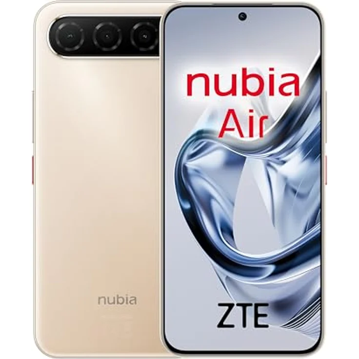 Nubia Air, Smartphone mit 8 GB RAM, 256 GB Speicher, Gold – Bild 1