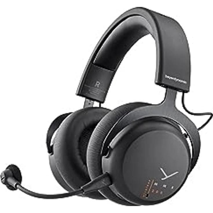 beyerdynamic MMX 200 Wireless Gaming-Headset (schwarz) mit Mikrofon, kabelloser Kopfhörer mit USB-Dongle, geeignet für PC, Xbox, Playstation und Nintendo Switch – Bild 1