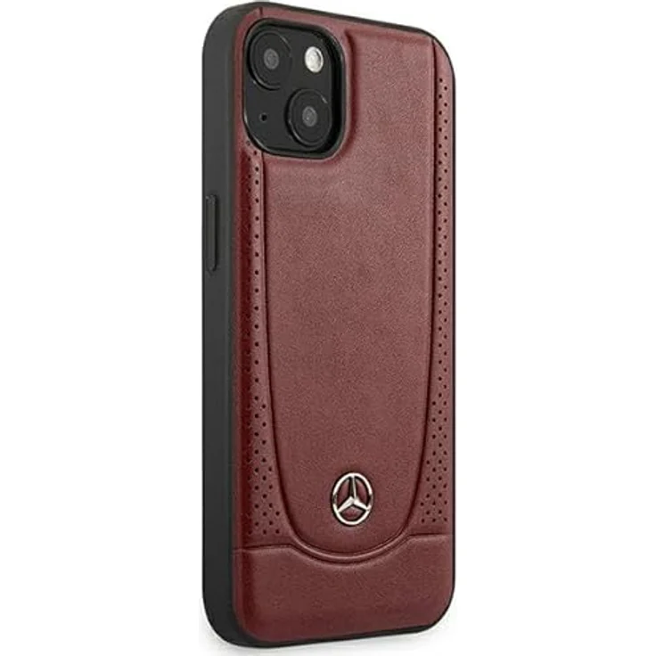 Mercedes MEHCP15SARMRE, Smartphone Hülle aus Eco-Leder für iPhone 15, 6.1", urbanes Design, rot – Bild 4