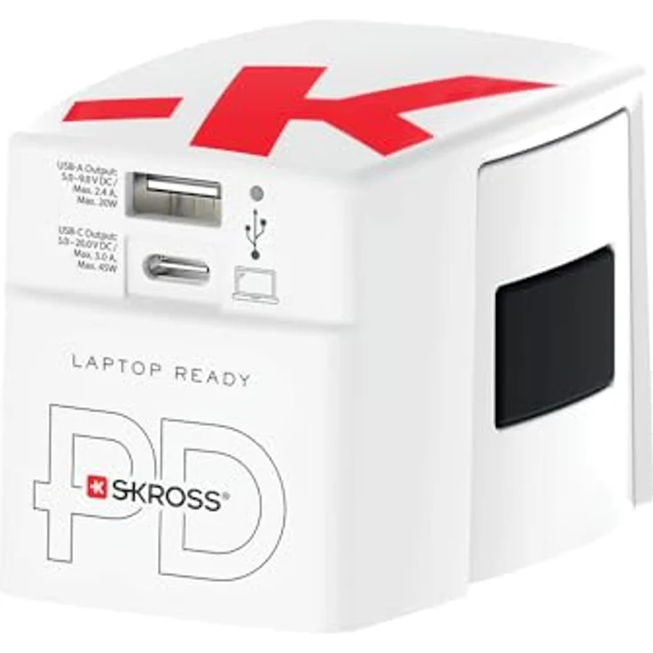 SKROSS 1302332 Reiselader Welt AC45PD, universeller Handy-Ladegerät mit 2 Jahren Garantie – Bild 2