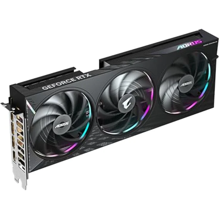 Gigabyte AORUS GeForce RTX 5060 Ti Elite 16G Grafikkarte – 16 GB GDDR7, 128 Bit, PCI-E 5.0, 2722 MHz, 3 x DisplayPort, 1 x HDMI, RGB Halo, Dual BIOS, WINDFORCE Kühlsystem – Bild 5