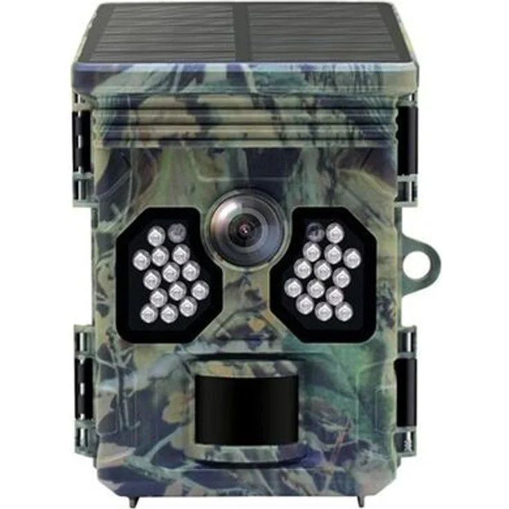 Stealth Gear Racoon Solar 4K Wildcamera, wetterfeste Überwachungskamera mit Solarbetrieb und Full HD Nachtsicht