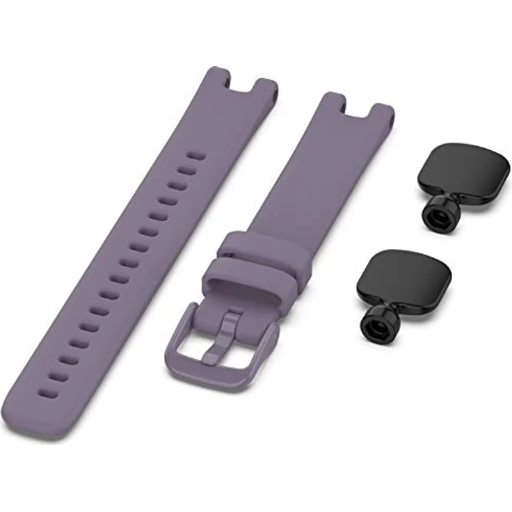 Shieranlee Armband für Garmin Lily, Silikon Ersatzarmband in Schwarz, individuell einstellbar für Damen – Bild 2
