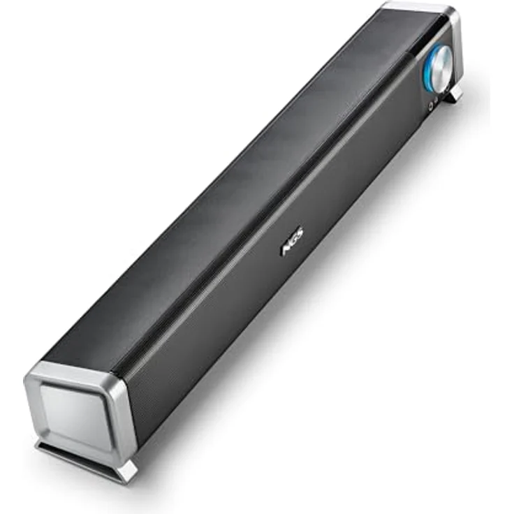 NGS SB500-BT Kabellose Bluetooth-Soundbar, 20 W, Stereo-Sound, USB-Stromversorgung, 3,5-mm-Klinke, Mikrofon, Kopfhörerausgang, kompakt, Plug & Play – Bild 2