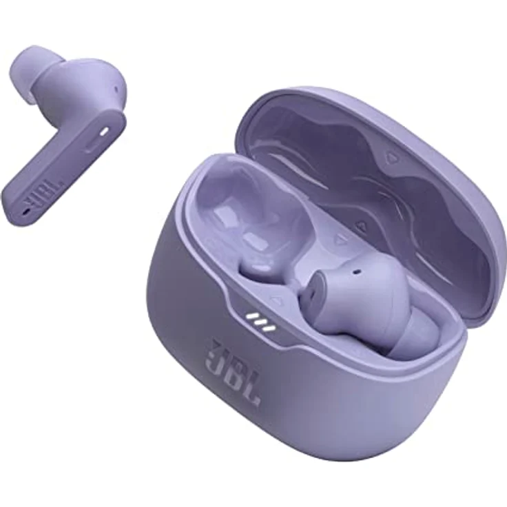 JBL Tune Beam – Wasserresistente, True-Wireless In-Ear-Kopfhörer mit Noise-Cancelling in Lila – Mit bis zu 48 h Musikwiedergabe – Bild 1