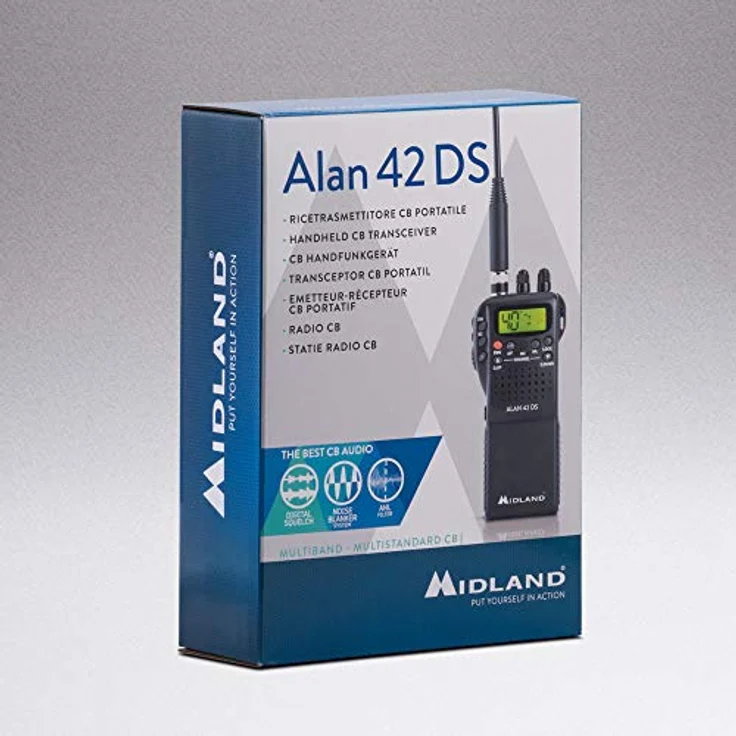 Midland Alan 42 DS Power Bundle C1267.S1 CB-Handfunkgerät, mit wiederaufladbarem Lithium-Ionen Akku 2800 mAh – Bild 6