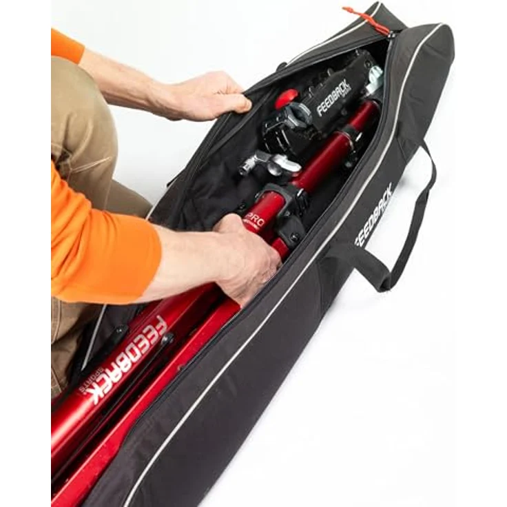 Feedback Sports Transporttasche Pro Mechanic HD, gepolsterte Reisetasche mit großem Stauraum für Reparaturständer und Zubehör, schwarz – Bild 2