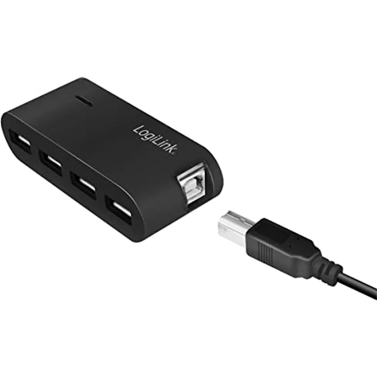 LogiLink 4-Port Hub USB 2.0 mit Netzteil, schwarz – Bild 6
