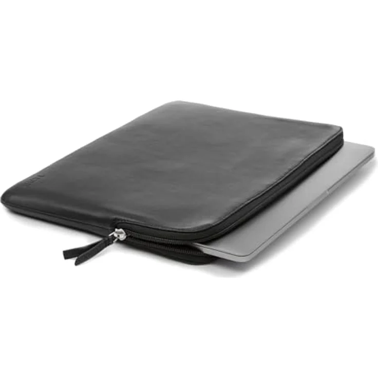 Trunk Leder Sleeve für MacBook Pro 16 (2021-2023), Schutzhülle für 40,6 cm Notebook, schwarz – Bild 2
