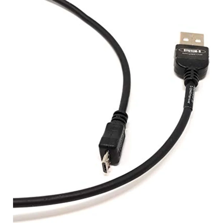 System-S Micro USB Kabel Datenkabel Ladekabel Spiralkabel 30 cm - 135 cm – Bild 5