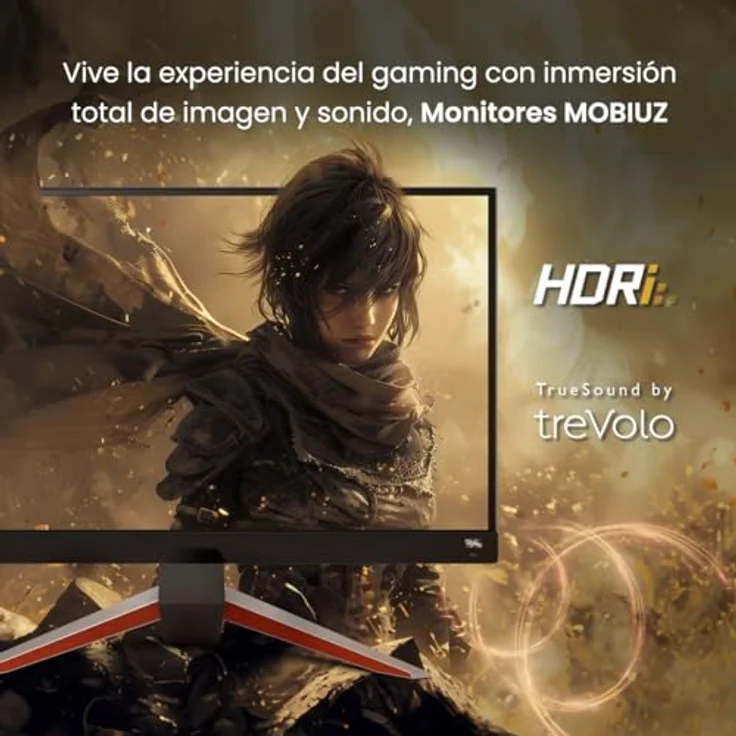 BenQ MOBIUZ EX2710U 4K Gaming Monitor (27 Zoll, IPS, 144 Hz, 1ms, HDR 600, HDMI 2.1, 48 Gbps volle Bandbreite, VRR kompatibel für PS5, Fernbedienung), Weiß – Bild 2