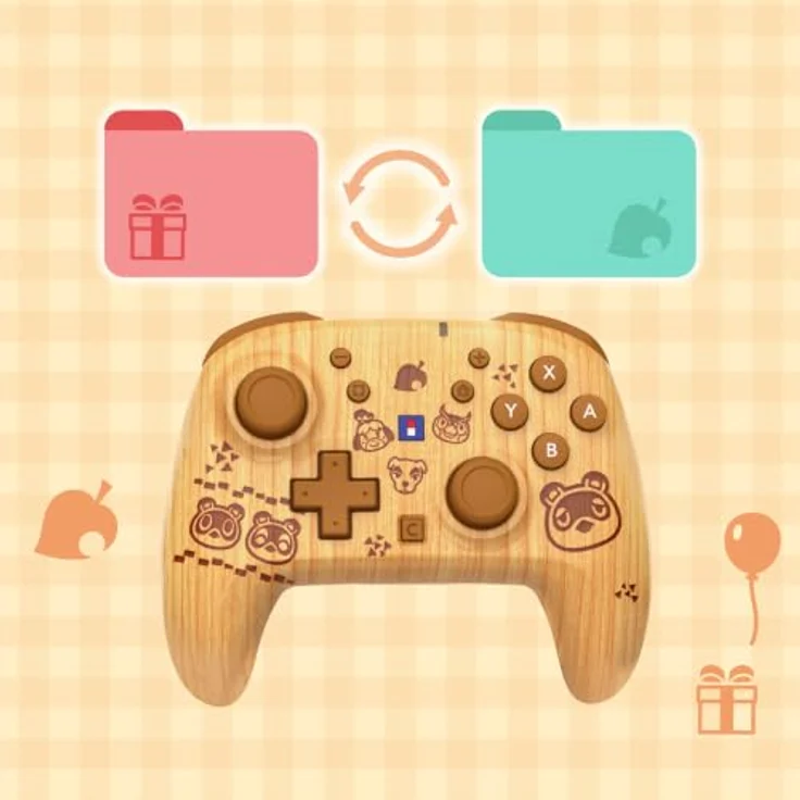 HORI Wireless HORIPAD Turbo, Kabelloses Gamepad in Holzbraun mit programmierbaren Tasten für Nintendo Switch 2 – Bild 11