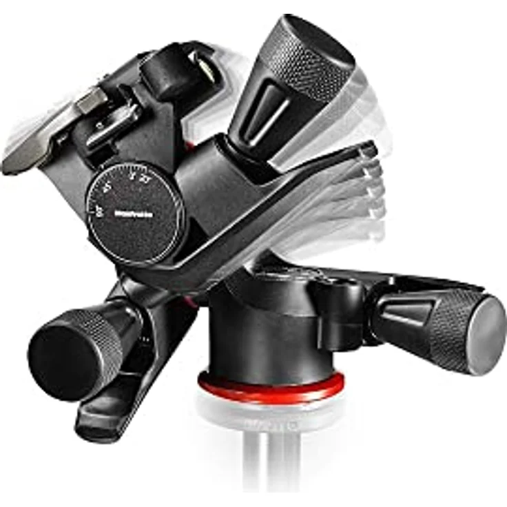 Manfrotto 3-Segment Stativ Kit mit 3-Wege-Neiger aus Aluminium, Fotostativ mit Move Quick Release System, Professionelles Fotografie Zubehör Kit, Kamerastativ mit Kamerakopf – Bild 5