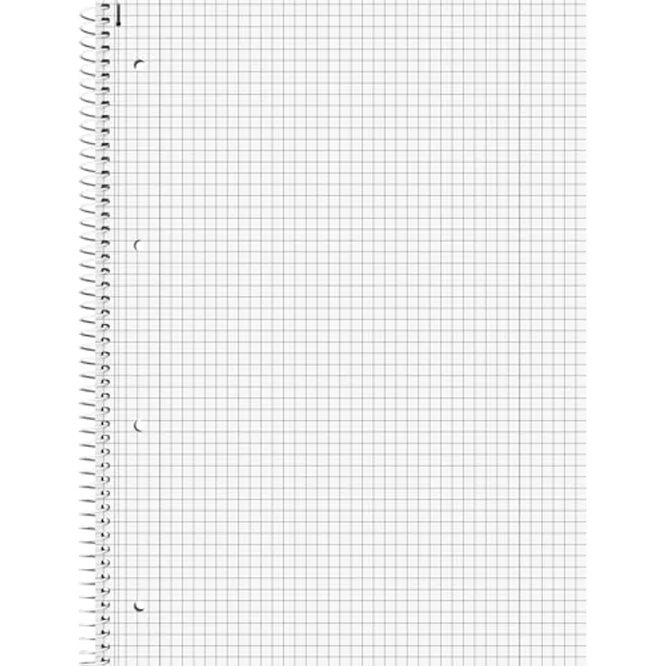 Brunnen Collegeblock Student 1067928, A4, Innen- und Außenrand, 70 g/m², 80 Blatt, kariert – Bild 2