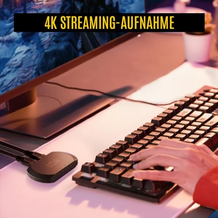 Streamplify CAPTURE 4K Externe Capture Card, 2160p30 Aufnahmen, HDMI-Passthrough 2160p60, USB 3.0, 2x HDMI, 2x Audio-In für PC, Xbox, PS5, Nintendo – Bild 2
