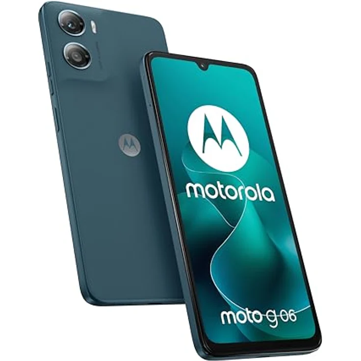 Motorola moto g06, Smartphone mit 128 GB Speicher, 6.88 Zoll Display, blaue Farbvariante mit 50 MP Kamera – Bild 1