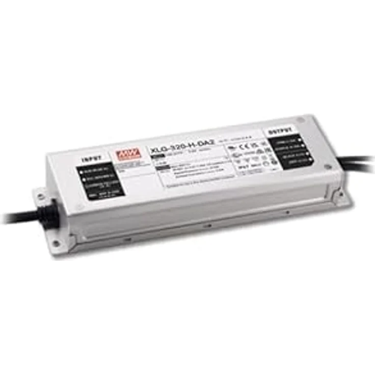 MeanWell 24V 320W IP67 Netzteil, zuverlässige Stromversorgung mit Staub- und Wasserschutz, kompakte Bauweise – Bild 1