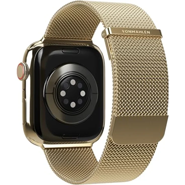 Vonmählen Milanese Loop 2 Armband für Apple Watch 44 | 45 | 46 | 49 mm, Gold, versandkostenfrei – Bild 4
