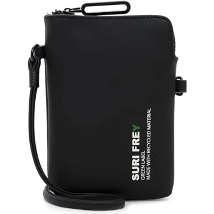 Suri Frey Jenny Handytasche, 13 cm, schwarz, 100% Polyurethan – Bild 1