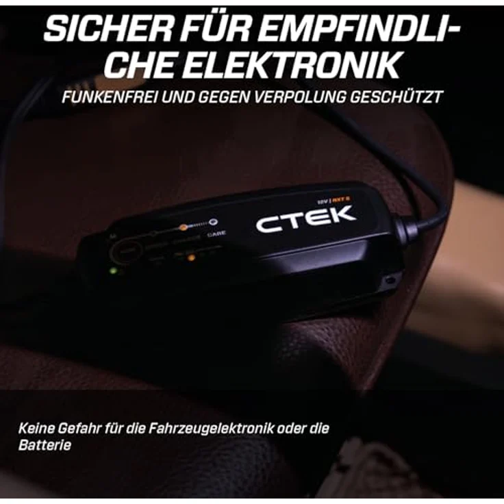 CTEK NXT 5, Automatikladegerät 12V für Blei-Säure- und Lithium-Batterien, 5A, Rekonditionierungsmodus, vollautomatisch – Bild 8