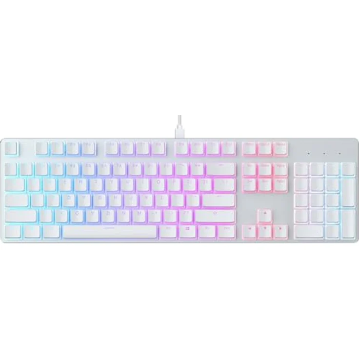 Glorious PC Gaming Race Aura Keycaps v2, Keycaps, Weiss – Bild 6