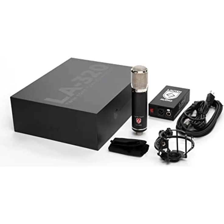 Lauten Audio LA-320 V2, Großmembran Röhrenkondensatormikrofon mit 20 Hz - 20 kHz Frequenzgang, Richtcharakteristik Niere, schwarz – Bild 6