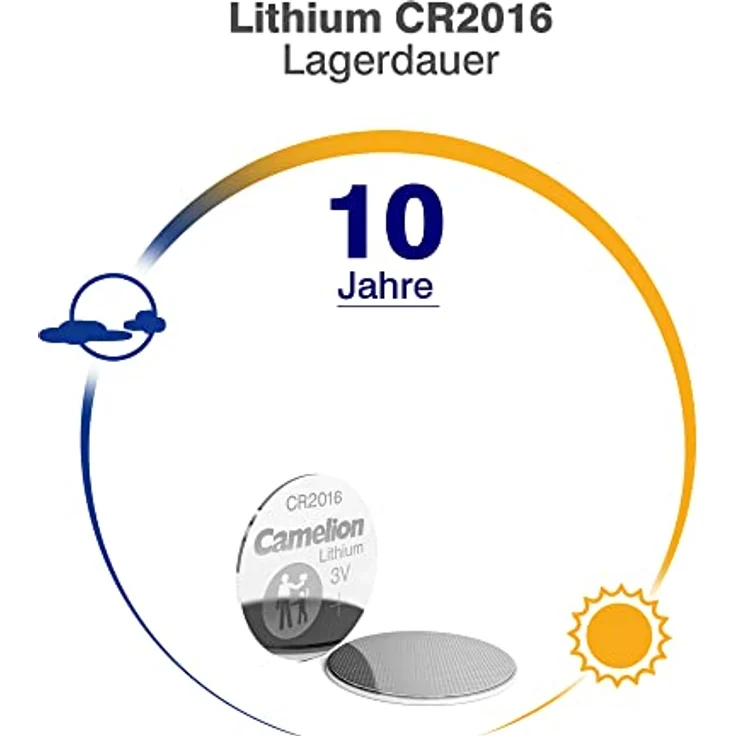 Camelion 13005016 Lithium Knopfzelle, 3V, 5er-Pack, Blister – Bild 6