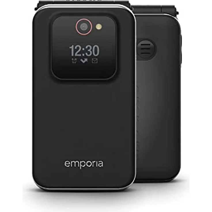 Emporia Joy V228, Klapphandy für Senioren mit Notruffunktion und 2-Megapixel-Kamera, schwarz – Bild 6
