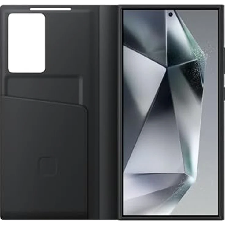 Samsung Smart View Wallet Smartphone Case EF-ZS928 für Galaxy S24 Ultra, Handy-Hülle, Kartenfach, Sichtfenster, Black – Bild 3
