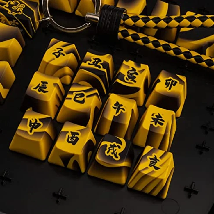 Traitors Tiger Sketch Limited, Keycaps, Schwarz – Bild 5