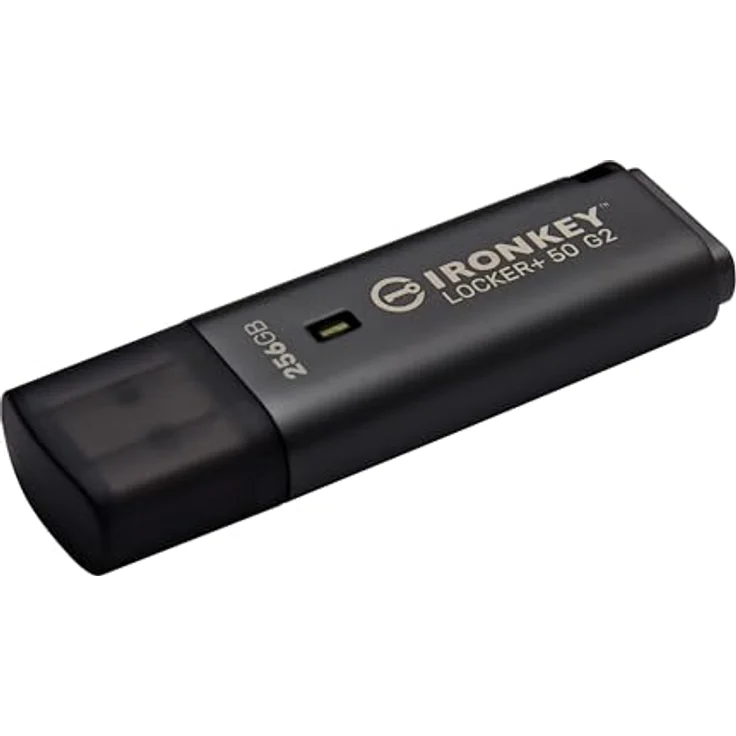 Kingston IronKey 256GB Locker Plus 50 G2, FIPS 197-Zertifiziert, AES-256-Bit-Verschlüsselung, USB Typ-A, Metallgehäuse – Bild 3