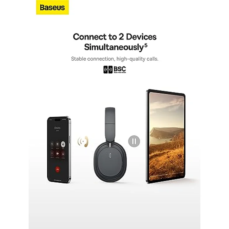 Baseus Bowie D05 In-Ear Bluetooth 5.3 Wireless Kopfhörer Grau mit aktiver Geräuschunterdrückung – Bild 8