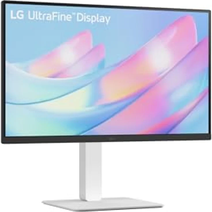 LG 27US550-W, 27 Zoll UHD 4K Monitor mit 5 ms Reaktionszeit, IPS-Display, 300 cd/m², HDR10 und verstellbarem Standfuß, weiß – Bild 5