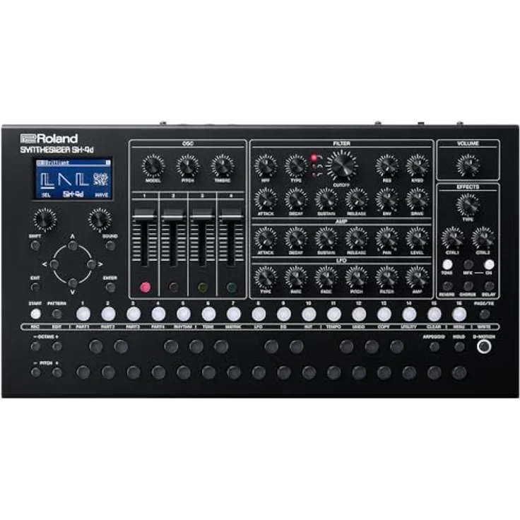 Roland SH-4d, Desktop Synthesizer mit Sequenzer, 11 Oszillator-Modellen und MIDI-Interface – Bild 4