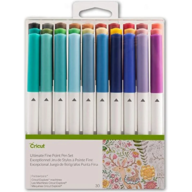 Cricut Ultimate Fine Point Stiftset, 30 verschiedene Farben für Cricut Explore- und Maker-Maschinen, ideal zum Zeichnen und Schreiben – Bild 4