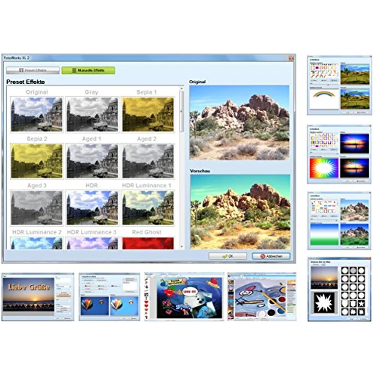 Fotoworks XL 2 (2024er Version) Bildbearbeitungsprogramm zur Bildbearbeitung in Deutsch - umfangreiche Funktionen, sehr einfach zu bedienen, kinderleicht Fotos bearbeiten im Fotobearbeitungsprogramm – Bild 5