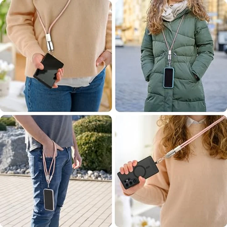 ANSMANN Handykette Lanyard USB C auf Lightning Kabel, 27W Ladeleistung mit Diebstahlschutz – Bild 6