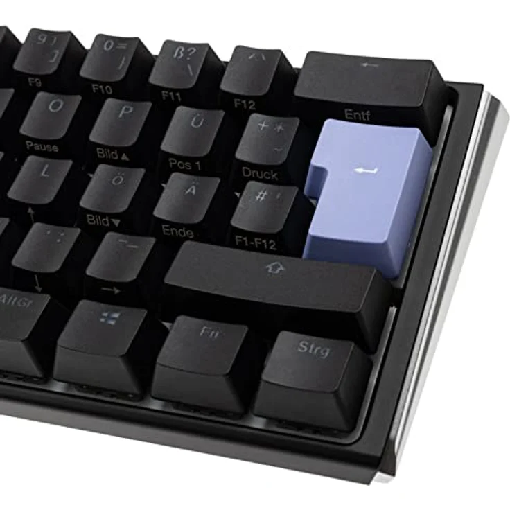 Ducky One 3 Classic Black/White Mini, Gaming-Tastatur, USB, Cherry MX Red, QWERTZ, schwarz (DKON2161ST-RDEPDCLAWSC1) – Bild 6